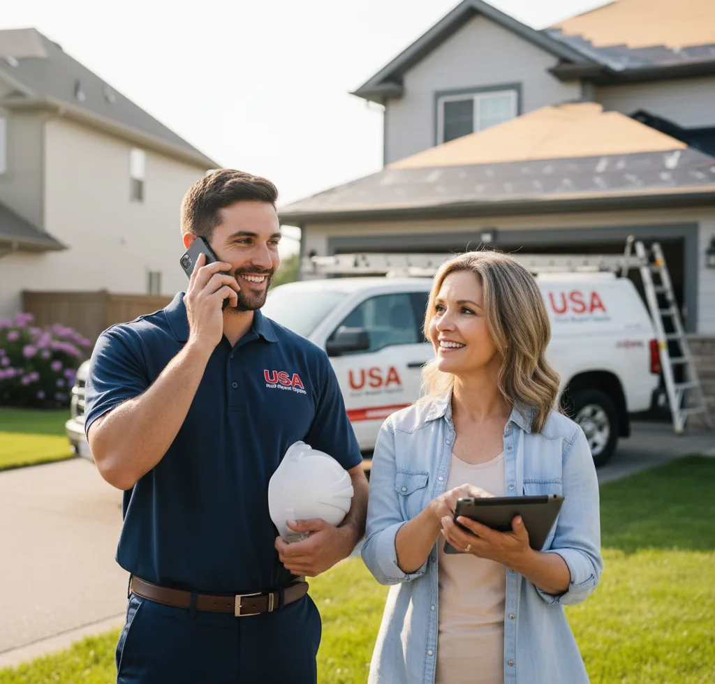 USA Roof Repair Experts customer support in Coram